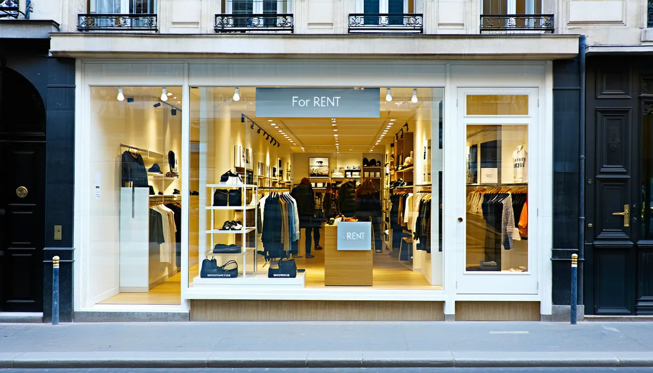 location commerce paris